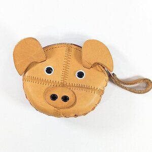 Cute Pig Face coin wallet made of genuine leather, Philippine made